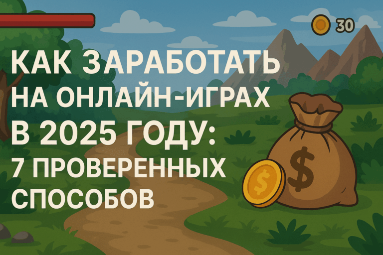 Как заработать на онлайн-играх в 2025 году