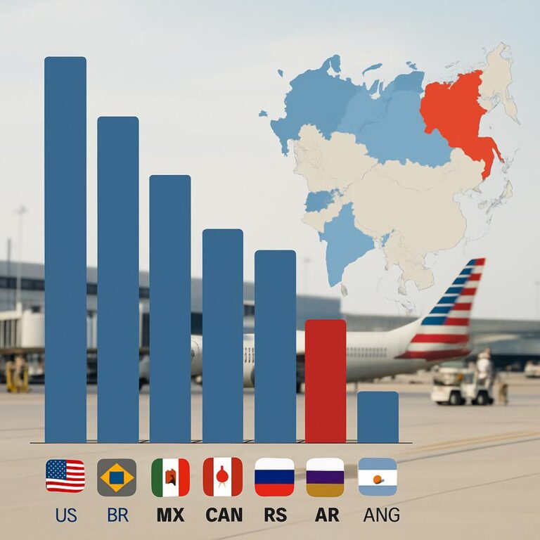 Где сосредоточено больше всего аэропортов?