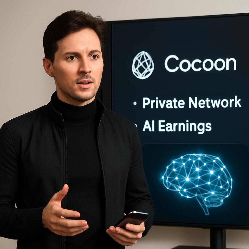 Павел Дуров представил Cocoon. Это приватная сеть для заработка и внедрения искусственного интеллекта. О чём стоит помнить инвестору