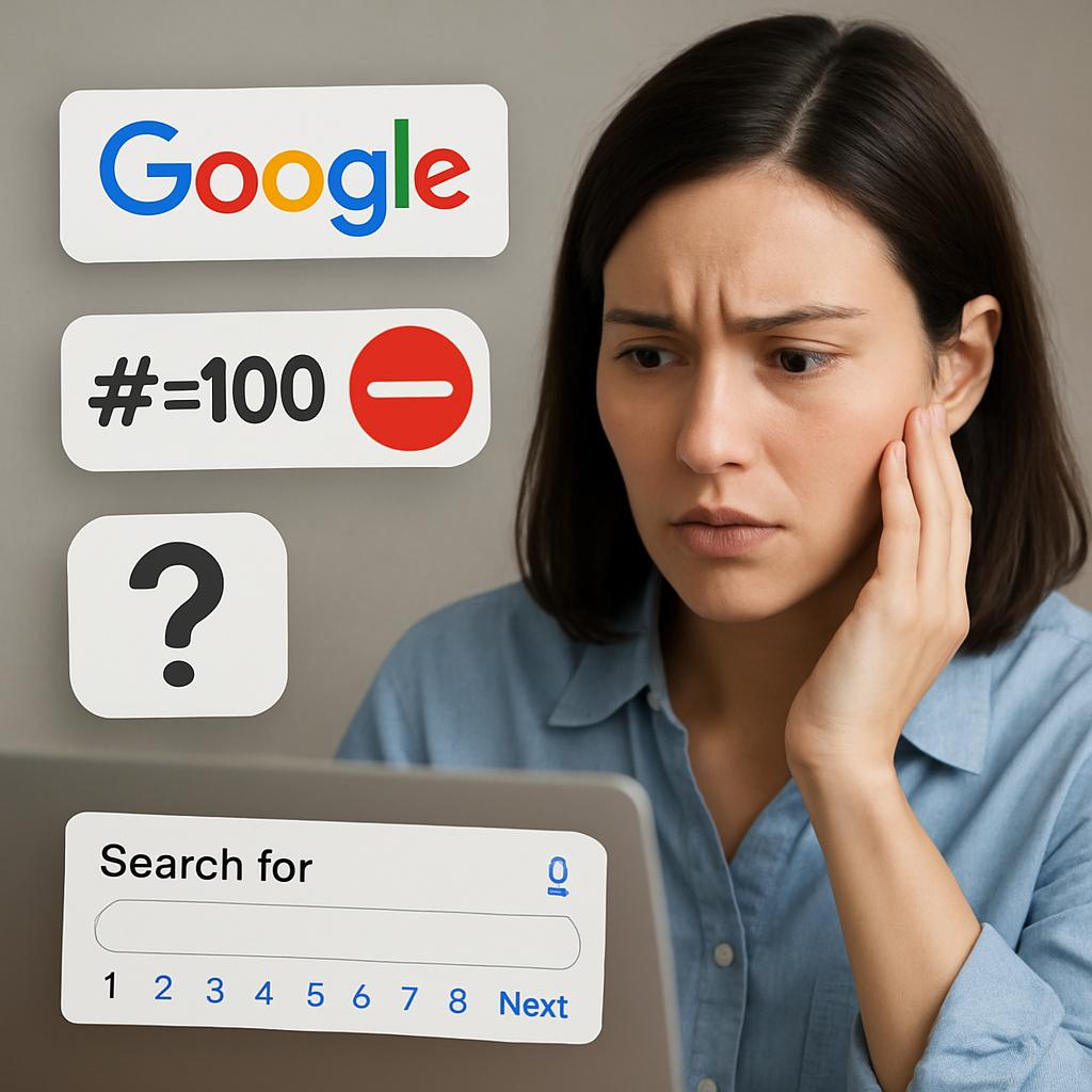 Google удаляет параметр &num=100, который позволял SEO-сервисам получать топ-100 результатов поиска за один запрос страницы.. FAQ